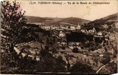 Ytzeron Vu de la Route de Chateauvieux -
													69 Rhône
												
