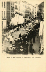 Tarare - Rue Pecherie - Processions des Fetes-Dieu à Tarare