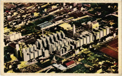 Lyon-Villeurbanne - Les Gratte-Ciel vus a vol d'Oiseau à Lyon