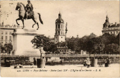 Lyon Place Bellecour Statue Louis Xiv. à Lyon