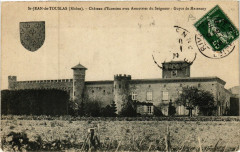 St Jean de Touslas - Chateau d'Esossieu avec Armoiries de Seigneur