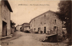 Poule - Rue Principale et Bureau de Tabac