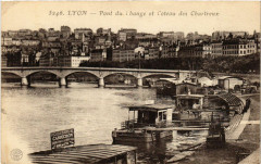 Lyon Pont du Change et Coteau des Chartreux à Lyon