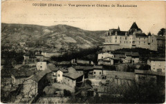 Couzon Vue générale et Chateau de Rochetaillee -
													69 Rhône
												