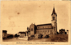 Bourg-de-Thizy Eglise et Monument aux Morts