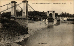 Villefranche Beauregard. Le Pont -
													69 Rhône
												