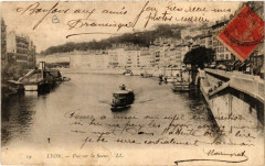 Lyon vue sur la Saone à Lyon