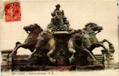 Lyon Fontaine Bartholdi. à Lyon