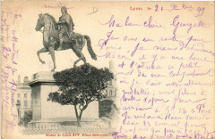 Lyon Statue de Louis Xiv Place Bellecour à Lyon