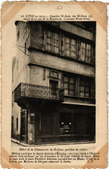 Lyon Quartier St-Jean angle de la rue de la Bombarde à Lyon