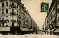 Lyon-Rue de la Republique à Lyon