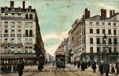 Lyon-Rue de la Republique à Lyon