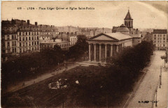 Lyon-Place Edgar Quinet et Eglise St-Pothin -
																					69000 Lyon
																			