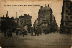 Lyon-Place du Pont Rues Moncey et Paul-Bert à Lyon