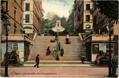 Lyon-La montée de l'Amphitheatre à Lyon