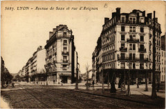 Lyon-Avenue de Saxe et rue d'Avignon à Lyon