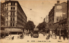Lyon-Avenue de Saxe à Lyon
