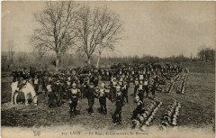 Lyon-10e Regt de Cuirassiers. Le Bivouac à Lyon