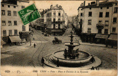 Lyon Vaise-Place et Fontaine de la Pyramide -
																					69000 Lyon
																			