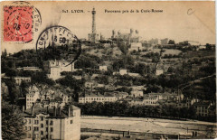 Lyon Panorama pris de la Croix Rousse à Lyon