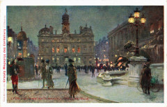 Lyon La Place des Terreaux. Hotel de Ville à Lyon