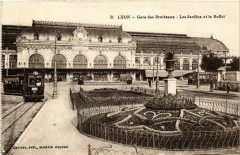 Lyon Gare des Brotteaux-Les Jardins et le Buffet à Lyon