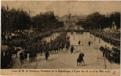 Visite de M.a.fallieres President de la Republique a Lyon à Lyon