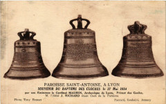 Paroisse Saint-Antoine A Lyon-Souvenir du Bapteme des Cloches à Lyon