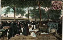 Lyon-Le Marché quai de la Guillotiere à Lyon