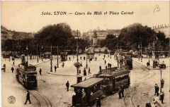 Lyon-Cours du Midi et Place Carnot à Lyon