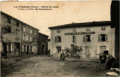 L'Aubepin - Alt. 829 m - La Place et l'Hotel des Monte