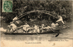 Une passe de Joute a Loire -
													69 Rhône
												