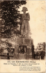 Les Echarmeaux - Statue de Napoleon Ier due au ciseau