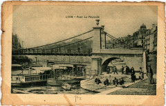 Lyon Pont la Feuillee à Lyon