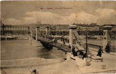 Lyon Pont de l'Hotel Dieu à Lyon