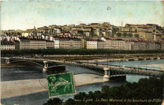 Lyon Le Pont Morand et les hateurs de St-Clair à Lyon