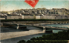Lyon Le Pont Morand et les hateurs de St-Clair à Lyon