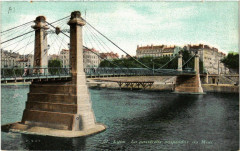 Lyon La Passerelle suspendue du Midi à Lyon