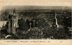 Mont-Cindre l'Observatoire La Vierge et le Panorama
