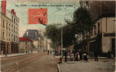 Lyon - Avenue des Ponts et Ecole de Sante Militaire à Lyon