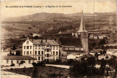 Saint-Andre-d'Apchon L'Eglise et le Couvent à Saint-André-d'Apchon