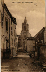 La Valla - Rue de l'Eglise France