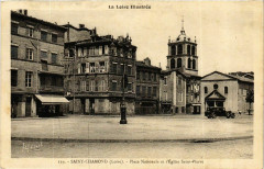 Saint Chamond- Place Nationale&Eglise St Pierre France à Saint-Chamond