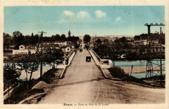 Feurs- Pont et Rue de la Loire France à Feurs
