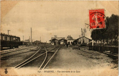 Roanne- vue interieure de la Gare France à Roanne