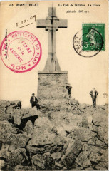 Mont-Pilat - Le Cret de l'Ceillon - La Croix