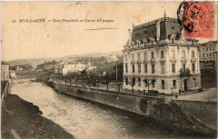 Rive-de-Gier - Quai Fleurdelix et Caisse d'Epargne -
																					42800 Rive-de-Gier
																			