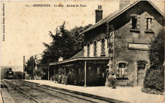 Andrezieux - La Gare - Arrivée du Train -
													42 Loire
												