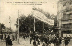 Roanne Défilé des Sociétés de Charlieu-Cours de la République à Roanne