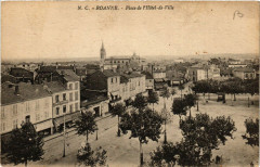 Roanne Place de l'Hotel de Ville à Roanne